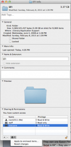 EFI Fiery XF Mac Permissions
