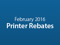 Epson Printer Promos for February 2016